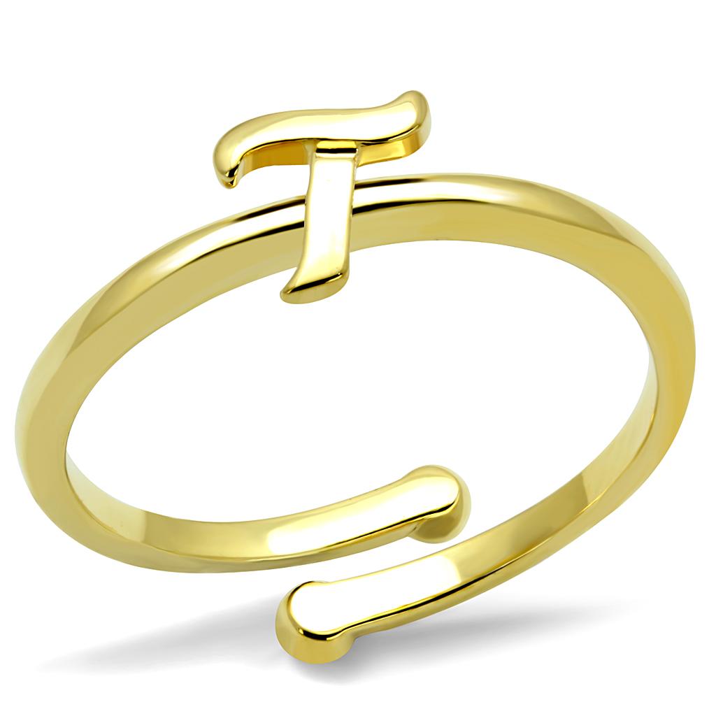 JCE4018 Flash Gold Brass Ring with No Stone