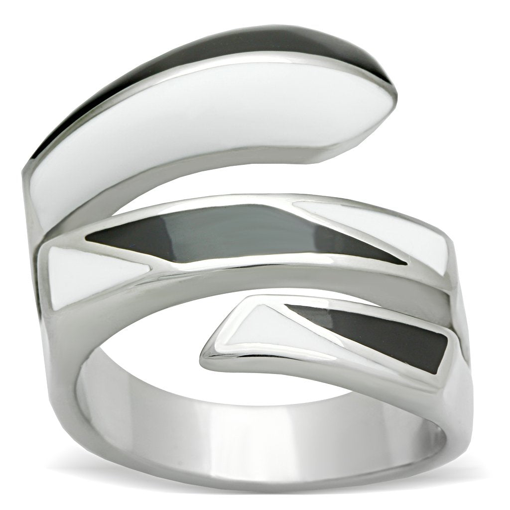 JCE228 High polished (no plating) Stainless Steel Ring with No Stone
