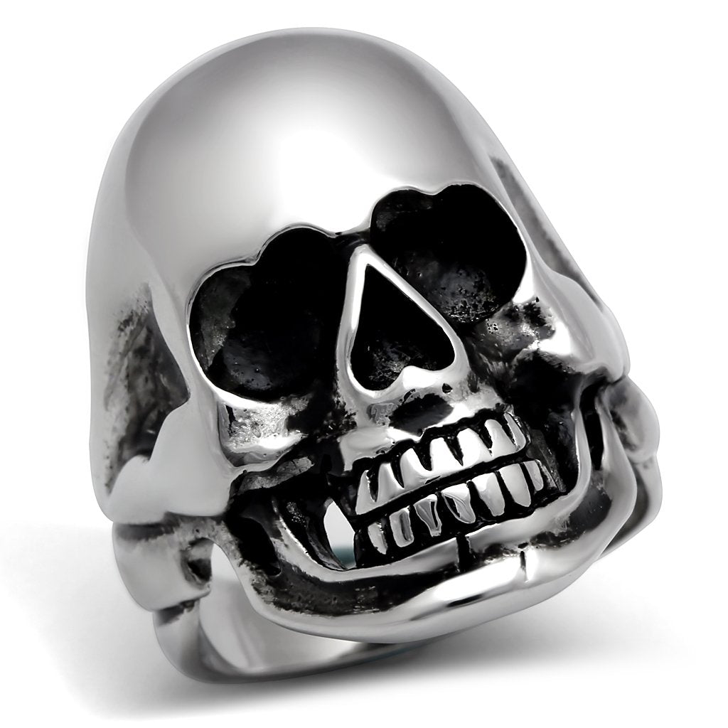 JCE305 High polished (no plating) Stainless Steel Ring with No Stone